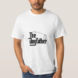 犬の教父 白地にダークカラー Tシャツ