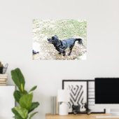 犬の散歩の時間 ポスター (ホームオフィス)