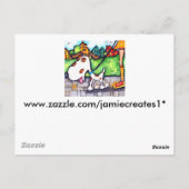 犬の散歩を見つける ポストカード (裏面)