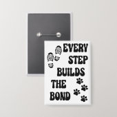犬の散歩代行の引用文  缶バッジ (正面/裏面)