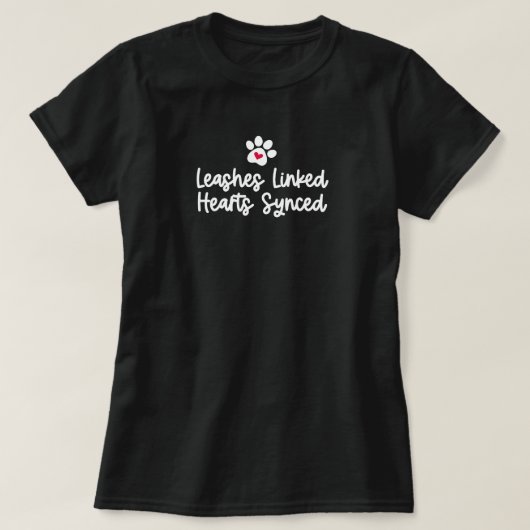 犬の散歩好きな人への引用 Tシャツ (デザイン正面)