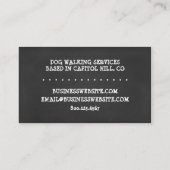 犬の散歩用チョーク 名刺 (裏面)