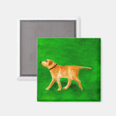 犬の散歩 マグネット (正面/裏面)