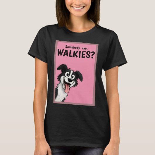 犬の散歩 Tシャツ (正面)