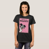 犬の散歩 Tシャツ (正面フル)