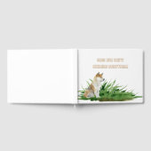 犬の新郎新婦ペット結婚ズ ゲストブック (全面)