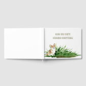 犬の新郎新婦ペット結婚ズ ゲストブック (全面)