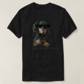 犬の方がおもしろい犬クールだ Tシャツ (デザイン正面)