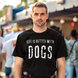 犬の方が命が好い Tシャツ