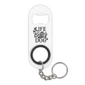 犬の方が命が惜しい キーホルダー栓抜き (裏面)