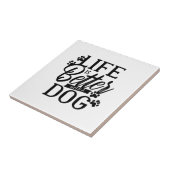 犬の方が命が惜しい タイル (側面)