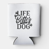 犬の方が命が惜しい 缶クーラー (正面)