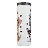 犬の方が命が縮まる タンブラー (裏面)