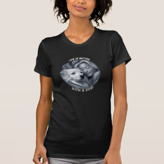 犬の方が命だ Tシャツ