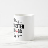 犬の方が暮らしが好い コーヒーマグカップ (中央)