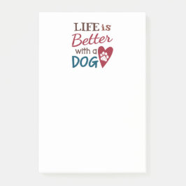 「犬の方が生きがいが好い」 ポストイット