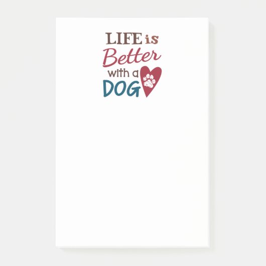 「犬の方が生きがいが好い」 ポストイット (正面)