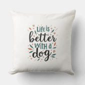 犬の方が良い クッション (正面)