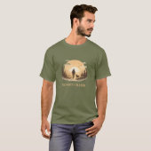 犬の日没チェイサー Tシャツ (正面フル)
