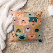 犬の日16x16 クッション (ブランケット)