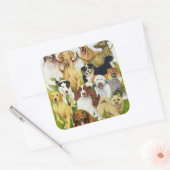 犬の日 スクエアシール (封筒)