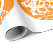 犬の旧正月2018は色BのカスタムWPを選びます ラッピングペーパー (ロールコーナー)