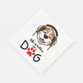 犬の暮らしがよい スタンダードランチョンナプキン (角)