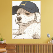 犬の最大 キャンバスプリント (インサイチュ (リビング))