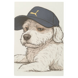 犬の最大 メタルプリント