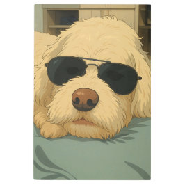 犬の最大 メタルプリント