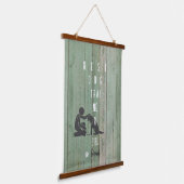 犬の最高のトレーナーは常に木材トッピング壁タペストリー 吊り下げ型タペストリー (傾斜あり)