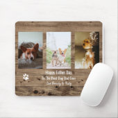 犬の最高のパパがフォトファーザーズの日 マウスパッド (マウス)