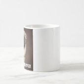 犬の最高のパパは常に写真ペットのおもしろい子犬 コーヒーマグカップ (中央)