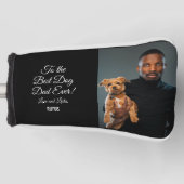 犬の最高のパパへのエバカスタムー写真 ゴルフヘッドカバー (正面)