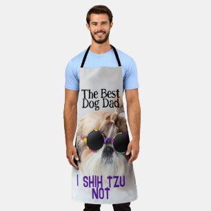犬の最高のパパシーズー（犬）Tzu Not Faters Day エプロン