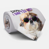 犬の最高のパパシーズー(犬)Tzu Not Faters Day ネクタイ (ロール)