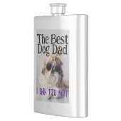犬の最高のパパシーズー(犬)Tzu Not Faters Day フラスク (左)