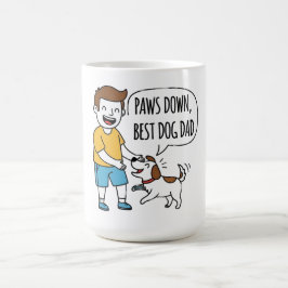 犬の最高のパパ父の日 コーヒーマグカップ