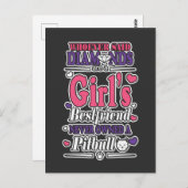 犬の最高の友達ダイヤモンドピットブル ポストカード (正面/裏面)