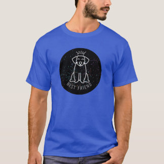 犬の最高の友達フレンド Tシャツ