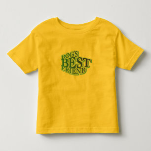 犬の最高の友達Tシャツとプレゼント トドラーTシャツ