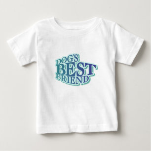 犬の最高の友達Tシャツとプレゼント ベビーTシャツ
