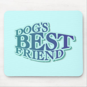 犬の最高の友達Tシャツとプレゼント マウスパッド