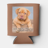 犬の最高の母へののカスタム写真 缶クーラー (正面)