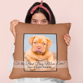 犬の最高の母への写真のカスタム装飾用クッション クッション