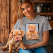 犬の最高の母への写真のカスタム装飾用クッション Tシャツ