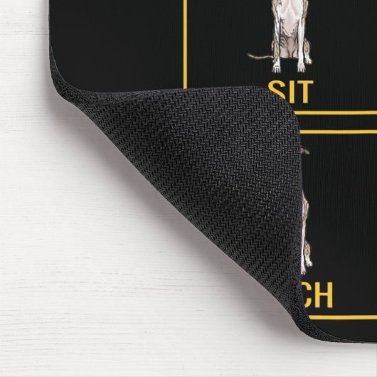 犬の服従を訓練するための導犬 マウスパッド (コーナー)