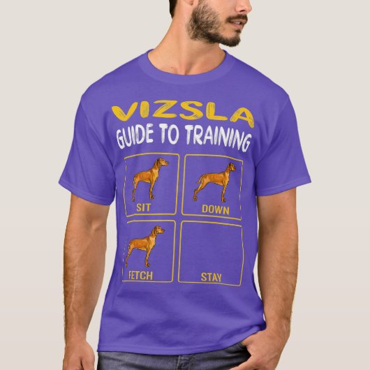 犬の服従を訓練するためのVizslaガイド Tシャツ (正面)