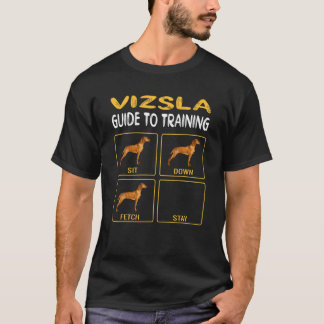 犬の服従を訓練するためのVizslaガイド Tシャツ