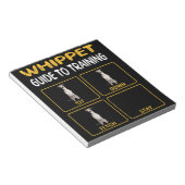 犬の服従を訓練するホイッペットのガイド ノートパッド (アングル)